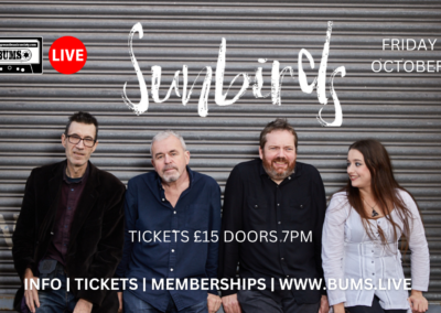 SUNBIRDS! The Beautiful South’s co-founder Dave Hemingway’s new band @ B.U.M.S 7pm